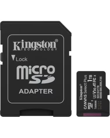 KINGSTON SCHEDA DI MEMORIA CANVAS SELECT PLUS 1TB MICROSD XC CON ADATTATORE CLASSE 10 150MB/S