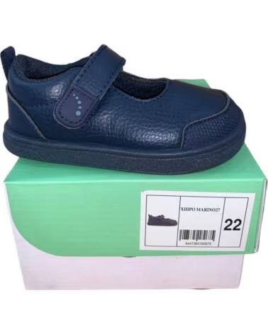 CRIOS XHIPO CALZADO INFANTIL DE PIEL AZUL MARINO