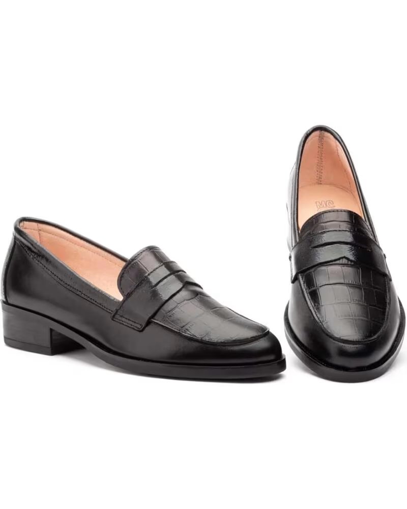 PAR Y MEDIO CHAUSSURES FEMME CUIR MODÈLE PYM1805 NEGRO