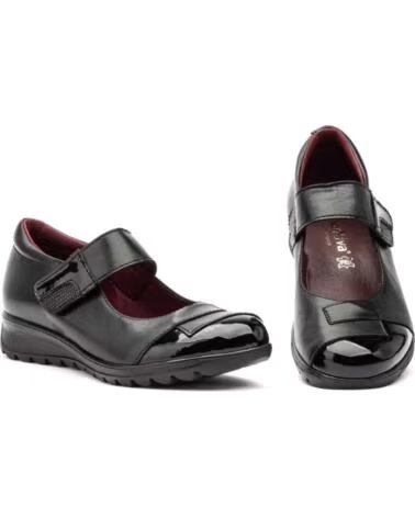 MORXIVA LEDER SCHUHE KLETTVERSCHLUSS MODELL MX920 NEGRO