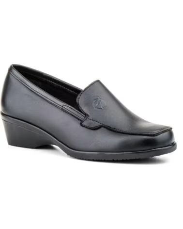 ALTO ESTILO CHAUSSURE FEMME CUIR TALON COMPENSÉ AM604 NEGRO