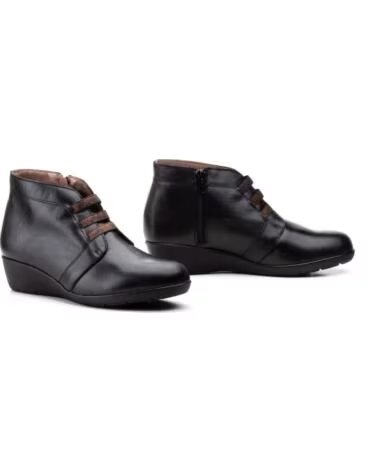 ALTO ESTILO DAMEN STIEFELETTE LEDER MODELL AE395 NEGRO