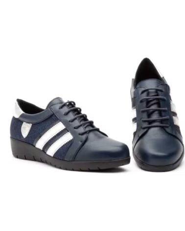 IBERICO SHOES DEPORTIVOS MUJER PIEL MARINO MODELO 5599 AZUL