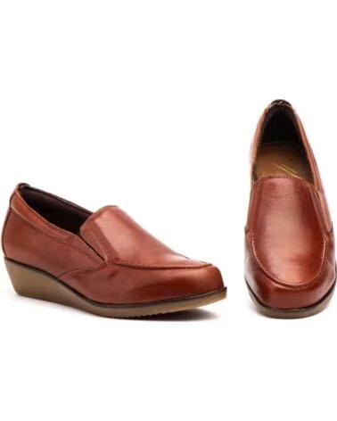ZAPATOS DE PIEL MODELO 5060 JAM MARRóN
