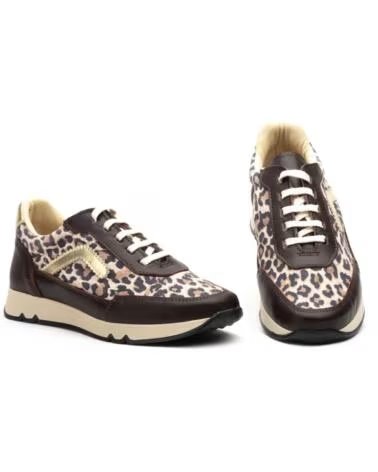 JAM ZAPATILLAS DEPORTIVAS DE PIEL CON ESTAMPADO DE LEOPARDO MODELO 3155 VARIOS COLORES