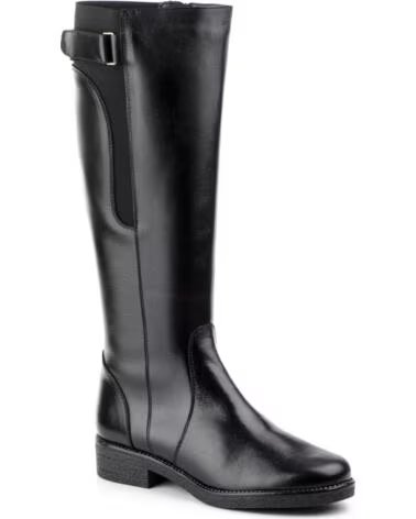 JAM STIVALI ALTI IN PELLE MODELLO 1017 NERO NEGRO