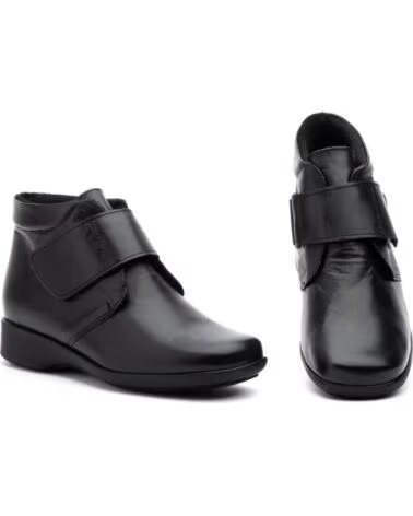 MORXIVA LEDER STIEFELETTEN KEILABSATZ MODELL 801 NEGRO