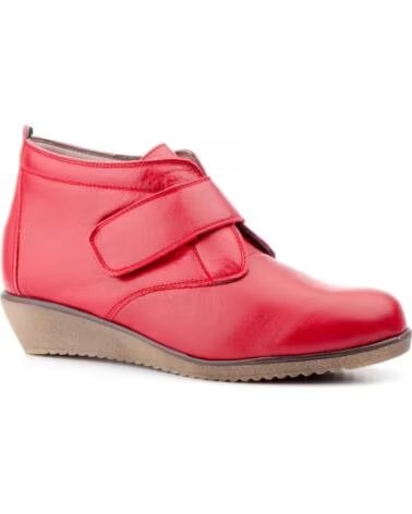 ALTO ESTILO STIVALETTO PELLE MODELLO 397 ROJO