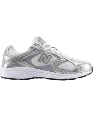 ZAPATILLAS NEW BALANCE 408 BLANCO Y PLATA VARIOS COLORES