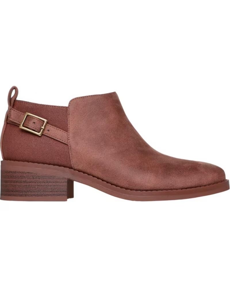 SKECHERS BOBS WANDER LUXE BOTTINES À TALONS MARRON MARRóN