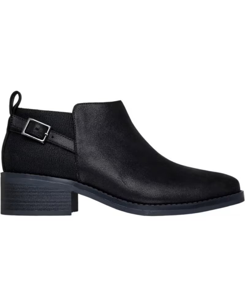 BOTTINES À TALON FEMME BOBS WANDER LUXE SKECHERS NEGRO