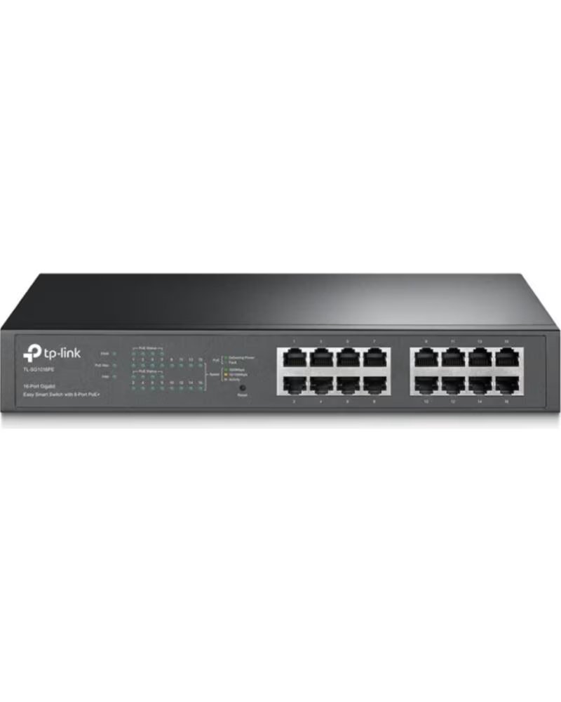 TP-LINK SWITCH TL-SG1016PE 16 PORTS RJ45 10-100-1000 POE