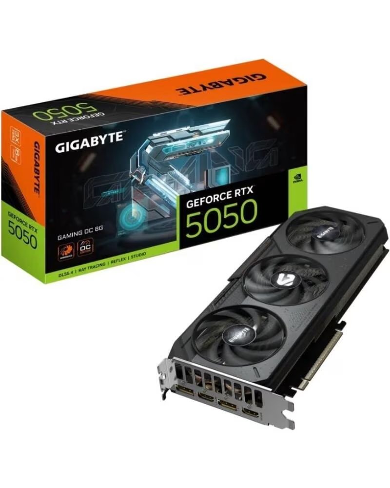 GIGABYTE Tarjeta Grafica GeForce RTX 5050 Gaming OC- 8GB GDDR6