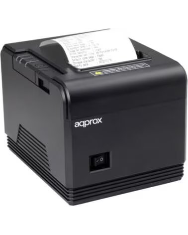 APPROX Impresora de Tickets appPOS80AM3- Termica- Ancho papel 80mm- USB-RS232-Ethernet- Negra