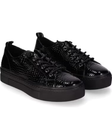 CHIKA10 RE AIRA 01 BASKETS VERNIES PLATES NEGRO-BLACK