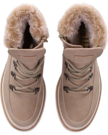 BOTAS PLANAS DE PELE SINTÉTICA FEMININA CHIKA10 AUSTRALIA 02 BEIJE BEIG-BEIGE