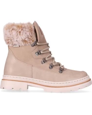 BOTAS PLANAS DE PELE SINTÉTICA FEMININA CHIKA10 AUSTRALIA 02 BEIJE BEIG-BEIGE