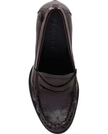 CHIKA10 AVILES 01 DAMEN HALBSCHUHE MIT MITTLEREM ABSATZ AUS KUNSTLEDER MARRON-BROWN