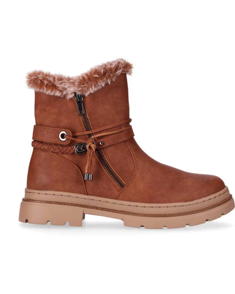 CHIKA10 AUSTRALIA 04 KUNSTLEDER STIEFELETTEN LEDER-TAN CUERO-TAN