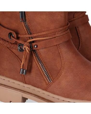 CHIKA10 AUSTRALIA 04 KUNSTLEDER STIEFELETTEN LEDER-TAN CUERO-TAN