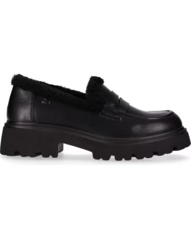 CHIKA10 PELOTERA 01 ZAPATOS DE MUJER PIEL SINTÉTICA TACÓN BAJO NEGRO-BLACK