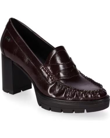 CHIKA10 AVILES 01 DAMEN HALBSCHUHE MIT MITTLEREM ABSATZ AUS KUNSTLEDER MARRON-BROWN