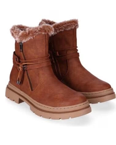 CHIKA10 AUSTRALIA 04 KUNSTLEDER STIEFELETTEN LEDER-TAN CUERO-TAN