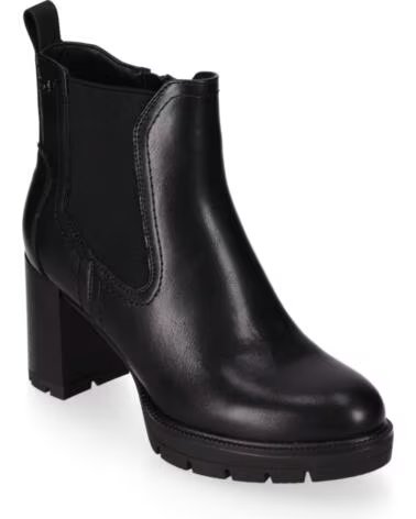 CHIKA10 AVILES 03 DAMEN STIEFELETTEN AUS KUNSTLEDER MIT NIEDRIGEM ABSATZ NEGRO-BLACK