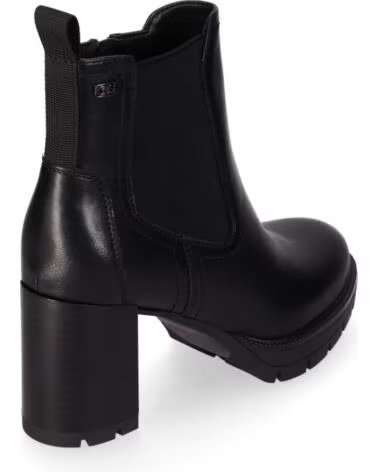 CHIKA10 AVILES 03 DAMEN STIEFELETTEN AUS KUNSTLEDER MIT NIEDRIGEM ABSATZ NEGRO-BLACK