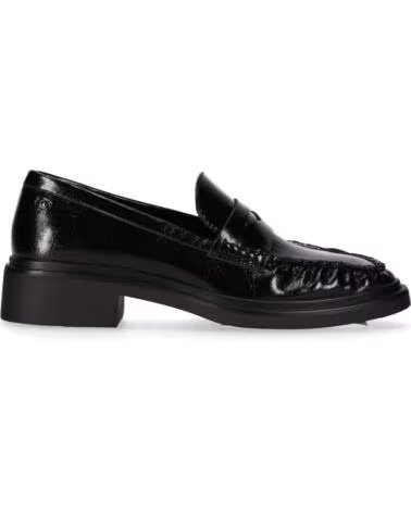 CHIKA10 TOLEDO 01 ZAPATOS PIEL SINTÉTICA MUJER TACÓN BAJO NEGRO NEGRO-BLACK