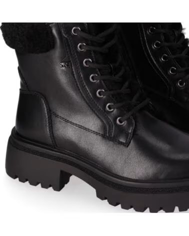 CHIKA10 TRUMPET 01 BOTAS FEMININAS DE PELE SINTÉTICA COM SALTO BAIXO PRETO NEGRO-BLACK