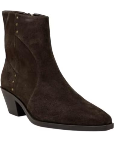 REGARDE LE CIEL HELLY-01 BOTAS DE PELE CASTANHO MARRóN