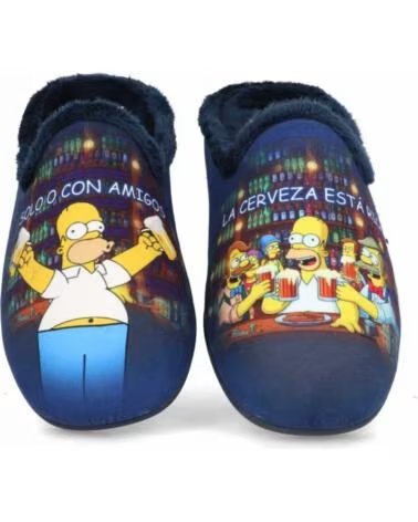 KATOSINES PANTOFOLE DA CASA DA UOMO MODELLO 907 BLU MARINO AZUL