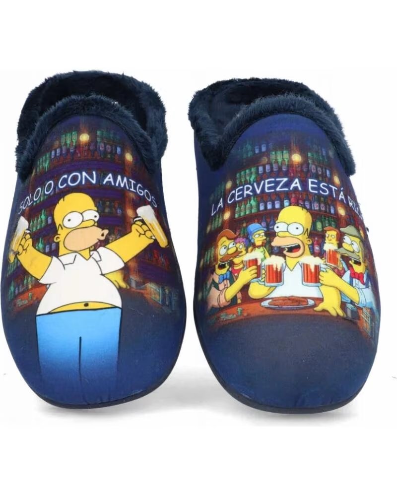KATOSINES PANTOFOLE DA CASA DA UOMO MODELLO 907 BLU MARINO AZUL