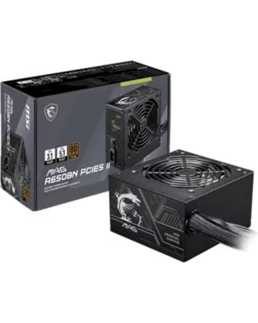 MSI Fuente alimentacion mag a650bn pcie5 ii gaming atx 650w