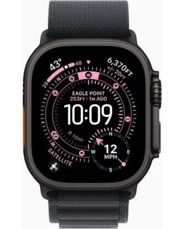 APPLE Smartwatch watch ultra 3 gps cellular 49mm black titanium case black alpine loop - m