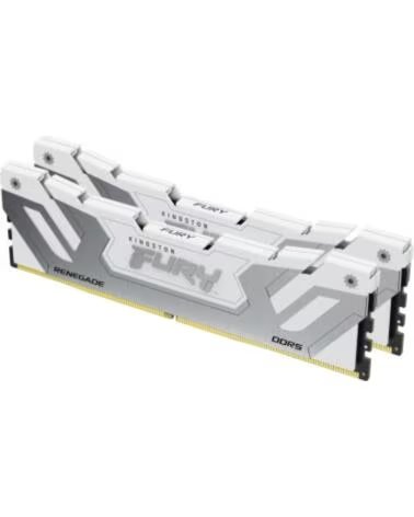 KINGSTON MEMÓRIA RAM DDR5 48GB 2X24GB 8400MT/S FURY RENEGADE CL40 BRANCA E PRATA