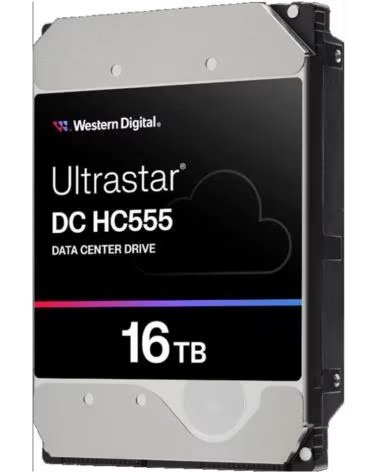 INTERNE HDD FESTPLATTE WESTERN DIGITAL ULTRASTAR DC HC555 16TB 3,5 ZOLL SATA3 7200RPM 512MB