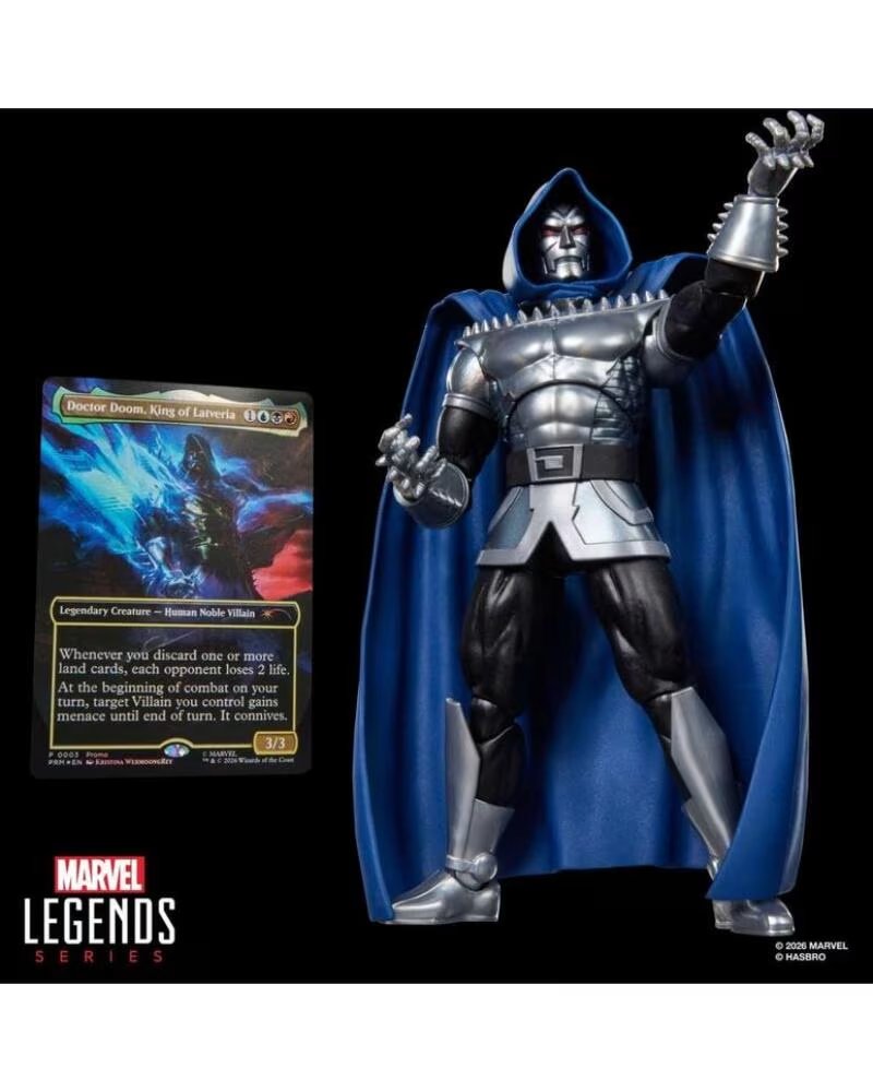HASBRO Figura marvel legends series x magic the gathering dr doom 2099