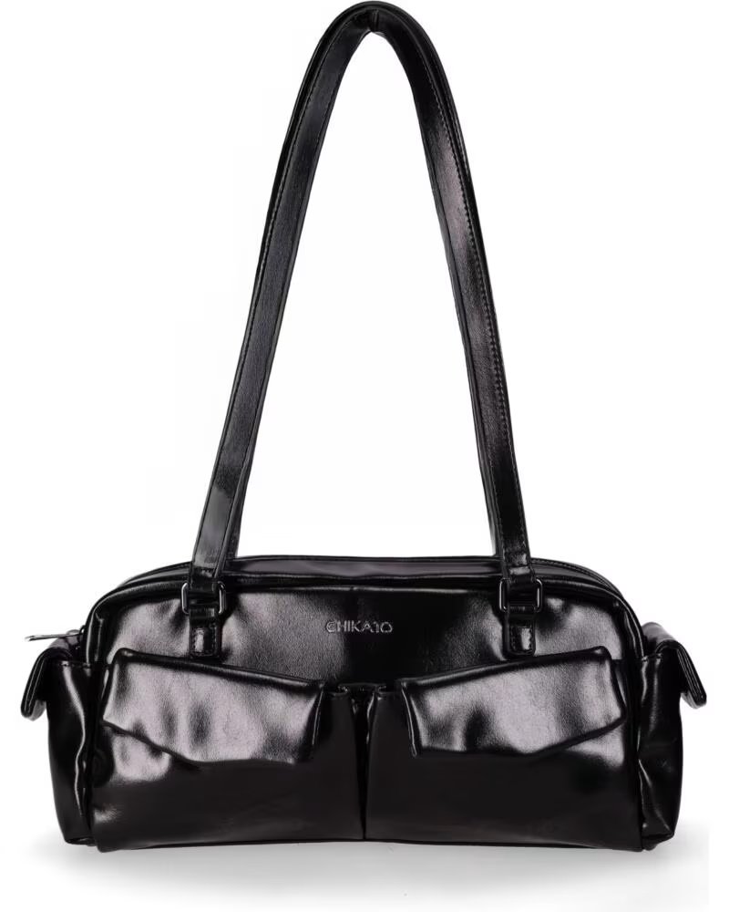 CHIKA10 LINDA 01 BOLSO DE HOMBRO NEGRO NEGRO-BLACK
