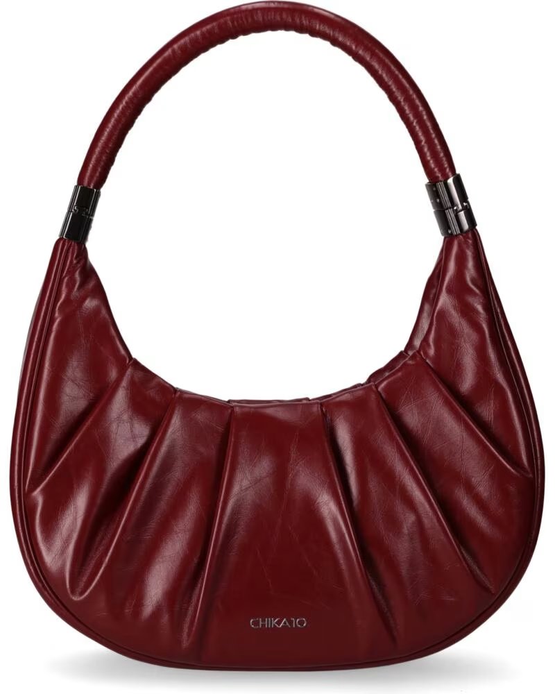 CHIKA10 SINAGOGA 01 BOLSO DE HOMBRO BURDEOS BURDEOS-BURGUNDY
