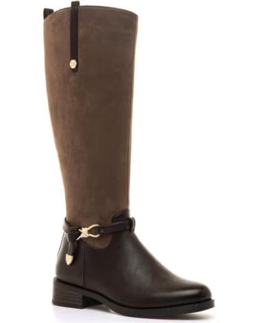 MARIA MARE 63790 STIEFEL HOCH IN BRAUN MIT ELEGANTEN DETAILS MARRóN