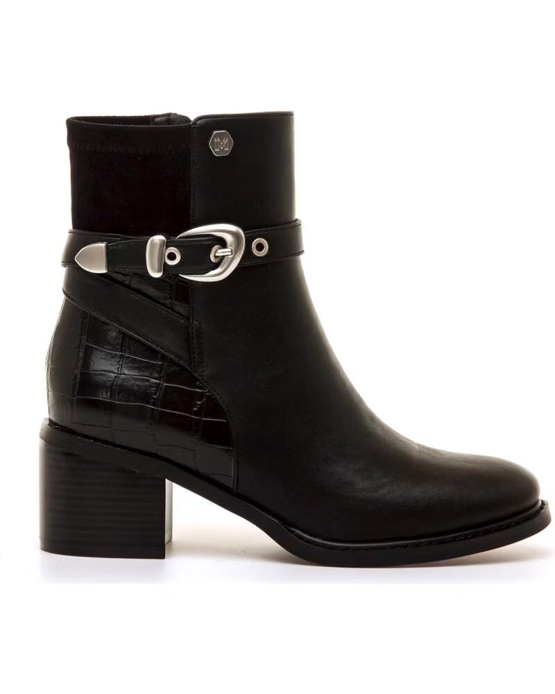 MARIA MARE 63784 STIVALETTI CON TACCO MEDIO DA DONNA NEGRO