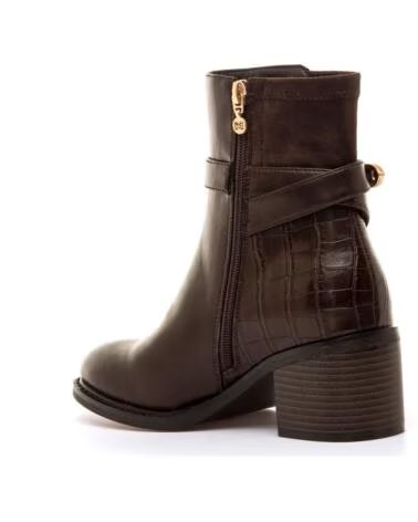 DAMEN HALBSTIEFEL MIT MITTLEREM ABSATZ MARIA MARE 63784 IN BRAUN MARRóN