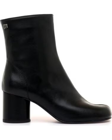 MTNG 50963 BOTINES DE TACÓN MEDIO PARA MUJER NEGRO