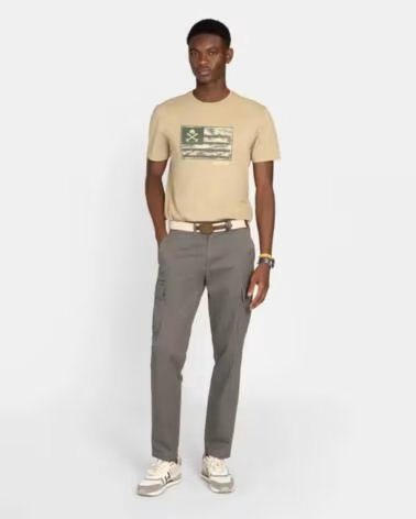 HERREN T-SHIRT HARPER NEYER 401326013 911 KAKI MARRóN