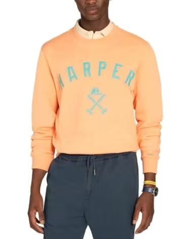 SUDADERA DE HOMBRE HARPER & NEYER 404326010 CORAL VARIOS COLORES
