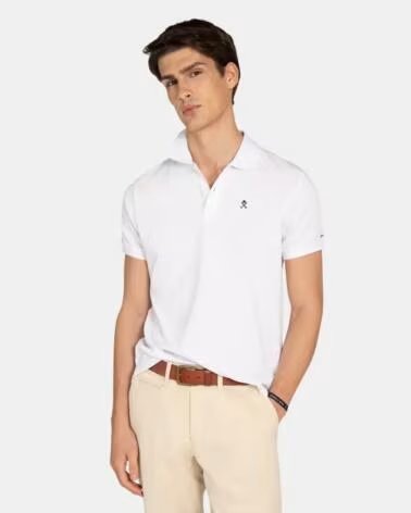 HARPER NEYER POLO MANGA CURTA HOMEM 403NOS001 200 BRANCO WHITE