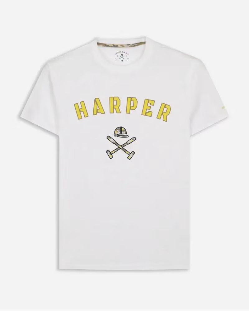 HARPER & NEYER T-SHIRT HOMME 401326018 BLANCO