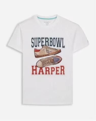 HARPER & NEYER HERREN T-SHIRT 401326027 BLANCO